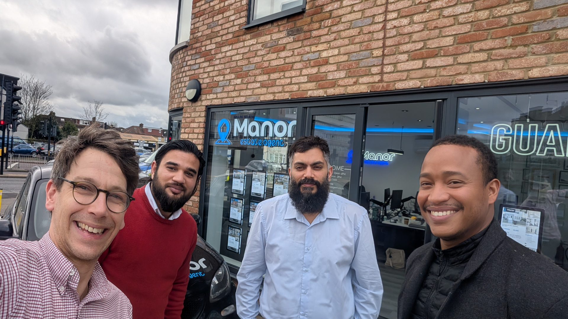 First client signed, Manor Estate Agent