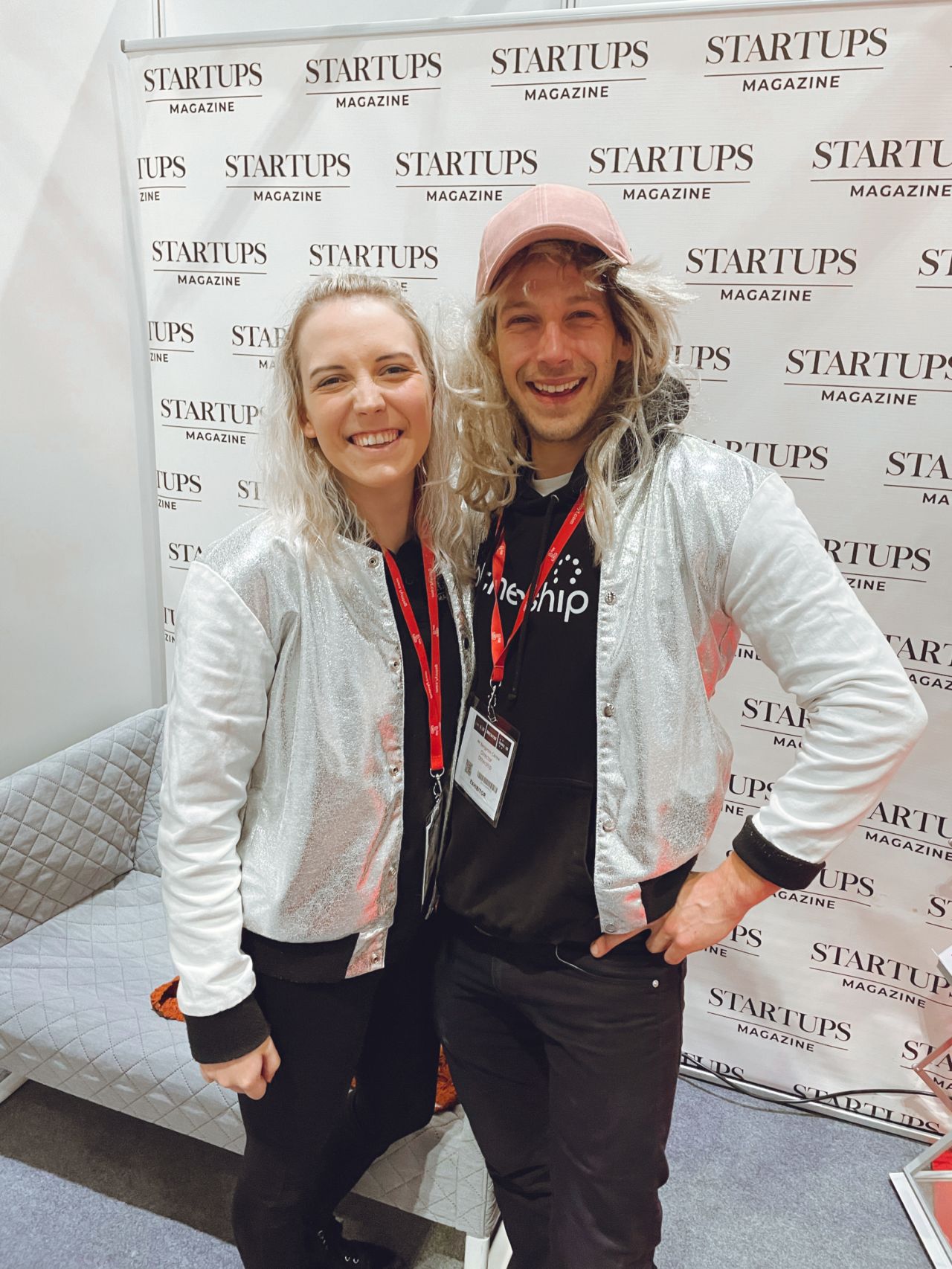 Ben at the Startups Magazine stand