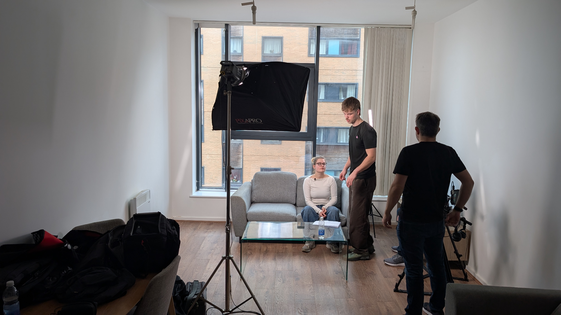 Behind the scenes filming a QED Labs case study