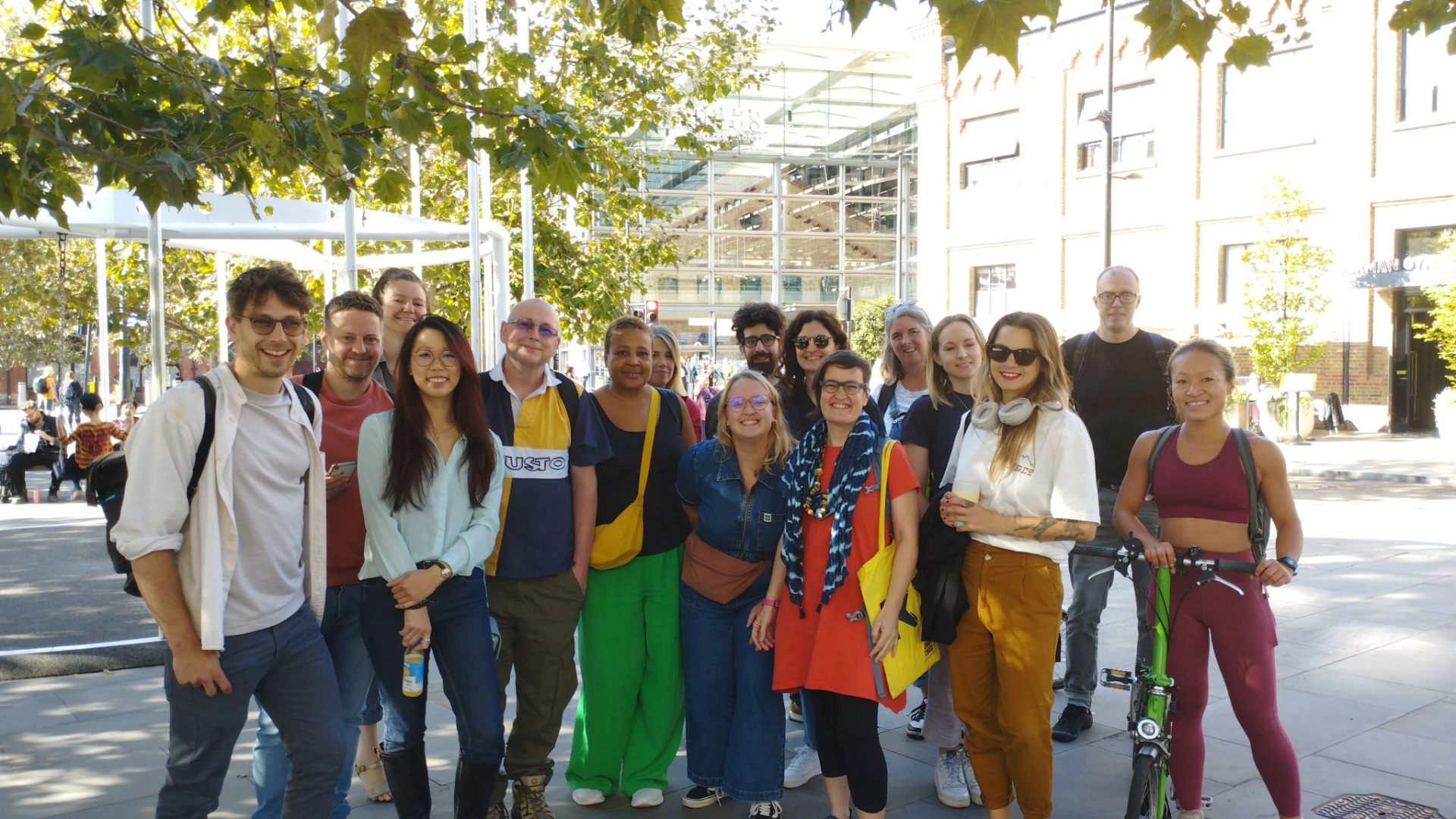 The Walk, Coach, Learn crew in King's Cross