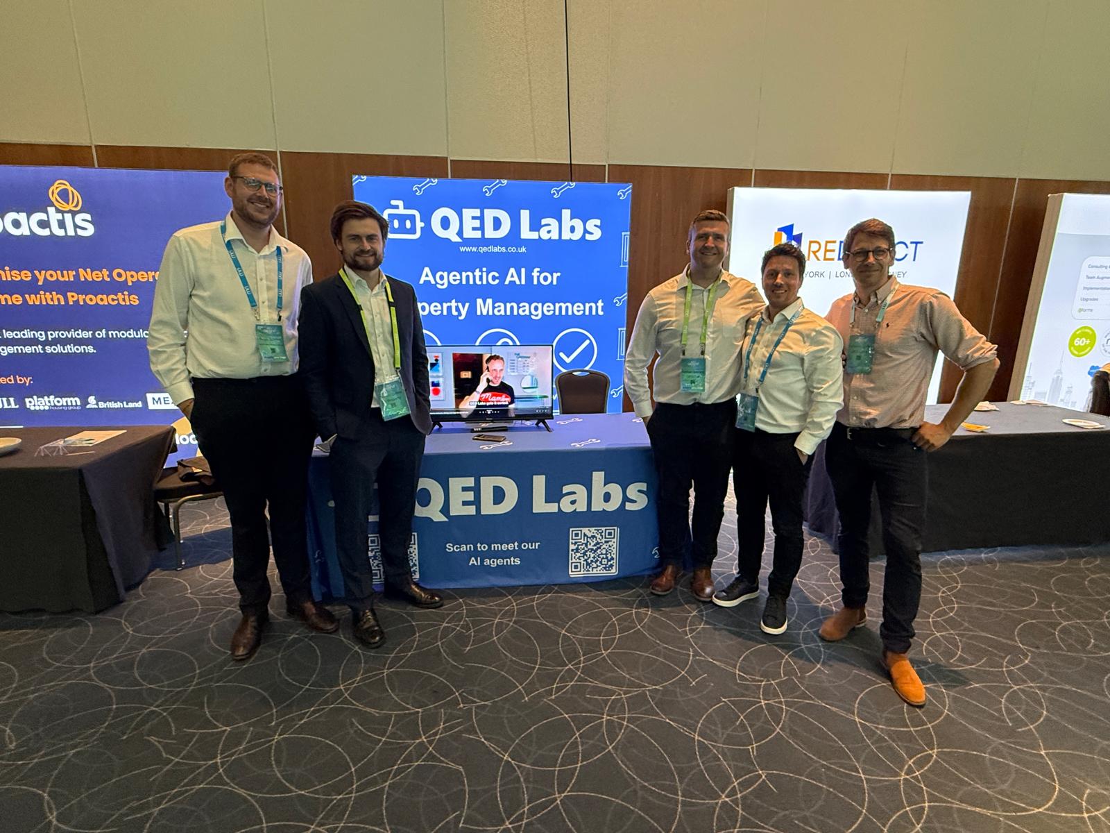 QED Labs stand at MRI Ascend