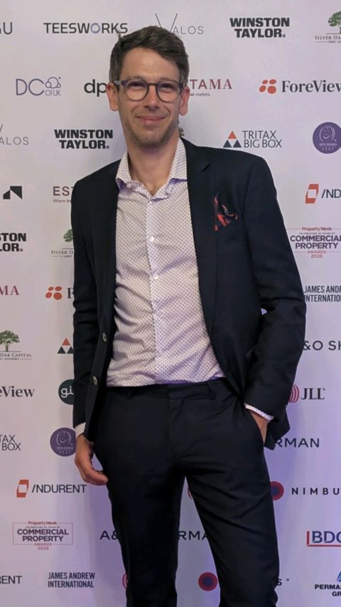 On the red carpet at the Property Week Commercial Property Awards